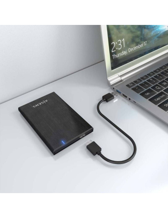 Caja Externa para Disco Duro de 2.5" Aisens ASE-2528B/ USB 3.1