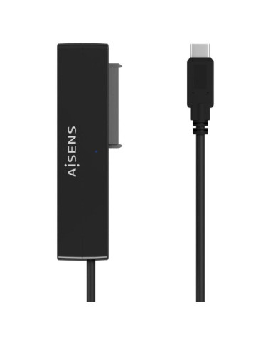 Adaptador para Discos Duros 2.5"/3.5" Aisens ASE-35C02B/ USB Tipo-C - SATA/ con Alimentador