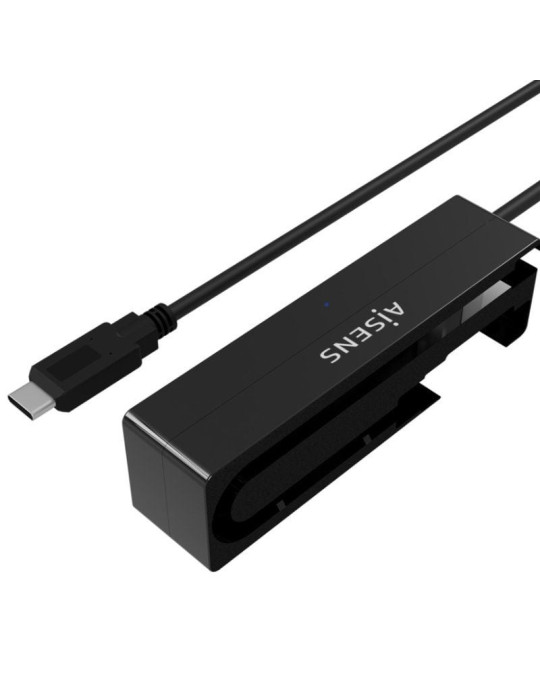 Adaptador para Discos Duros 2.5"/3.5" Aisens ASE-35C02B/ USB Tipo-C - SATA/ con Alimentador