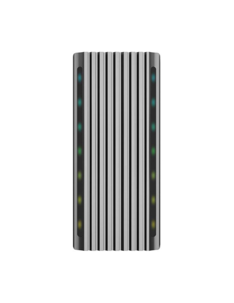 Caja Externa para Disco SSD M.2 SATA/NVMe Aisens ASM2-RGB011GR/ USB 3.2 Gen2/ Sin Tornillos