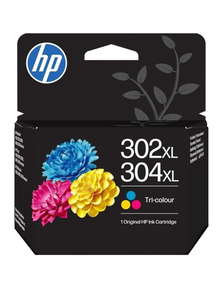Cartucho de Tinta Original HP n 302XL/304XL/ Tricolor