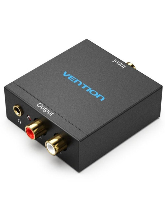 Convertidor de Audio Vention BDFB0-EU/ Entrada Toslink y RCA/ Salida 2x RCA