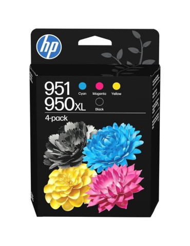 Cartucho de Tinta Original HP n 950XL + n 951 Multipack/ Cian/ Magenta/ Amarillo/ Negro