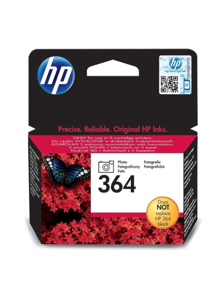 Cartucho de Tinta Original HP n 364/ Negro Fotográfico
