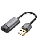 Tarjeta de Sonido Vention CDJHB/ USB Macho - Jack 3.5 Hembra