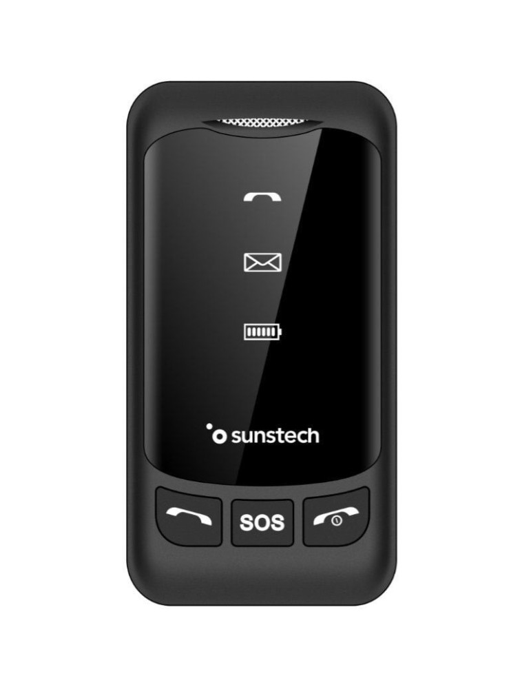 Teléfono Móvil Sunstech CELT25BK para Personas Mayores/ Negro