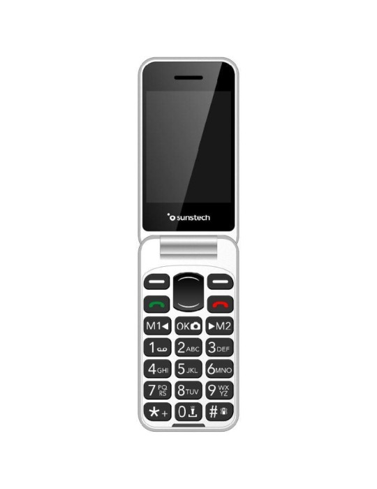Teléfono Móvil Sunstech CELT25BK para Personas Mayores/ Negro