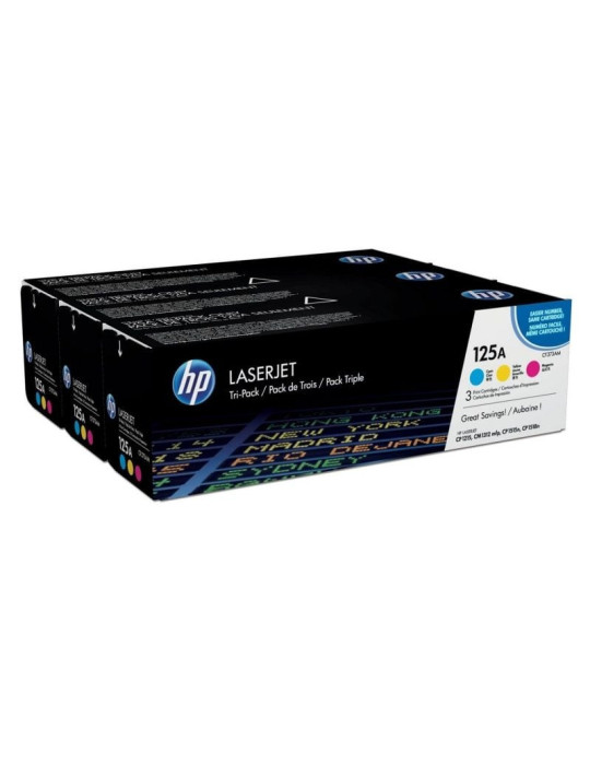 Tóner Original HP n 125A Multipack/ Cian/ Magenta/ Amarillo