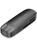 Lector de Tarjetas Externo Vention CLEB0/ USB 2.0