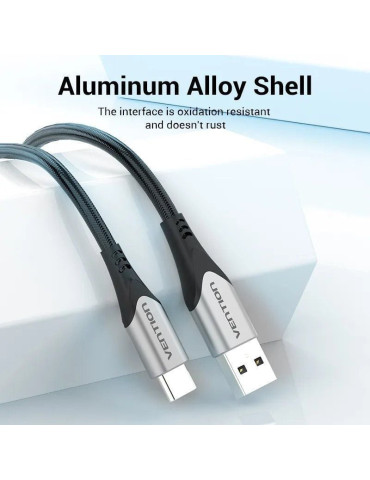 Cable USB 2.0 Tipo-C Vention CODHD/ USB Tipo-C Macho - USB Macho/ 480Mbps/ 50cm/ Gris 2