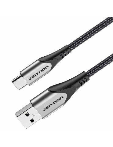 Cable USB 2.0 Tipo-C Vention CODHH/ USB Macho - USB Tipo-C Macho/ 480Mbps/ 2m/ Gris