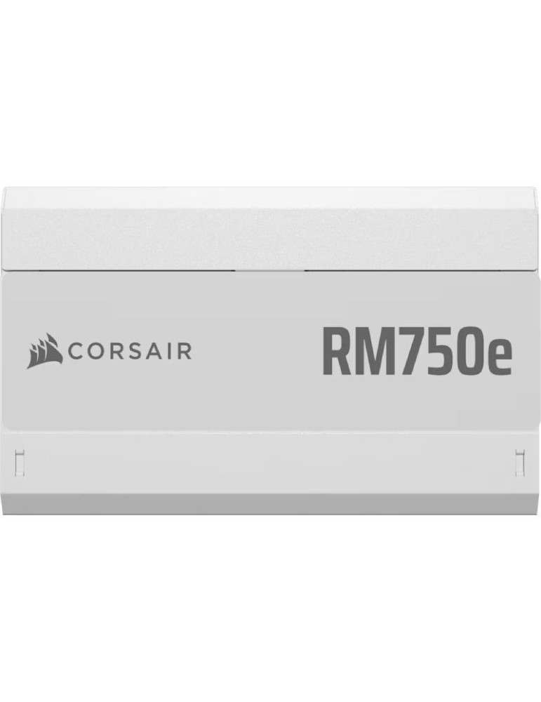 Fuente de Alimentación Corsair RM750e/ 750W/ Ventilador 12cm/ ATX 3.1/ PCIe 5.1/ Cybenetics Gold/ Blanca