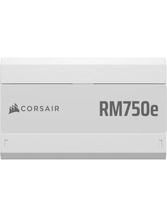 Fuente de Alimentación Corsair RM750e/ 750W/ Ventilador 12cm/ ATX 3.1/ PCIe 5.1/ Cybenetics Gold/ Blanca