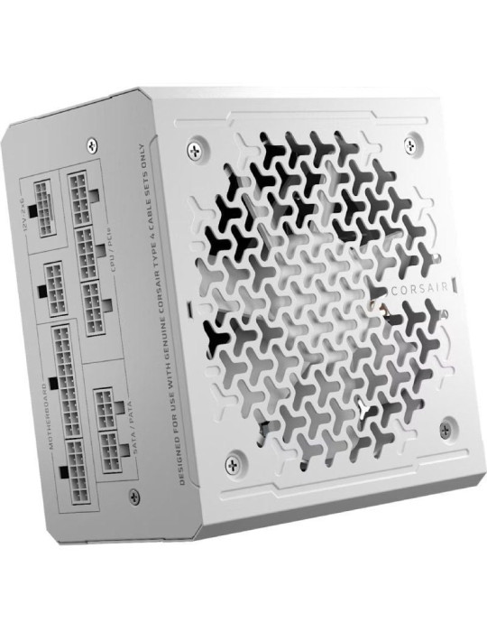 Fuente de Alimentación Corsair RM1000/ 1000W/ Ventilador 12cm/ Cybenetics Gold/ ATX 3.1/ PCIe 5.1/ Blanca