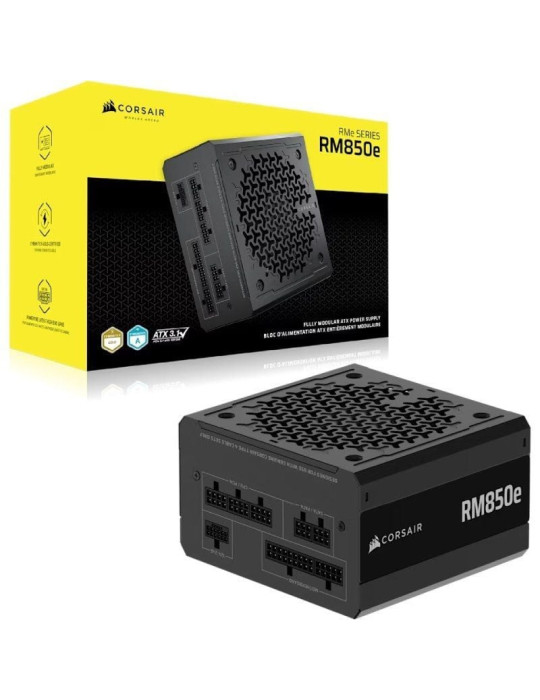 Fuente de Alimentación Corsair RM850e/ 850W/ Ventilador 12cm/ ATX 3.1/ PCIe 5.1/Cybenetics Gold