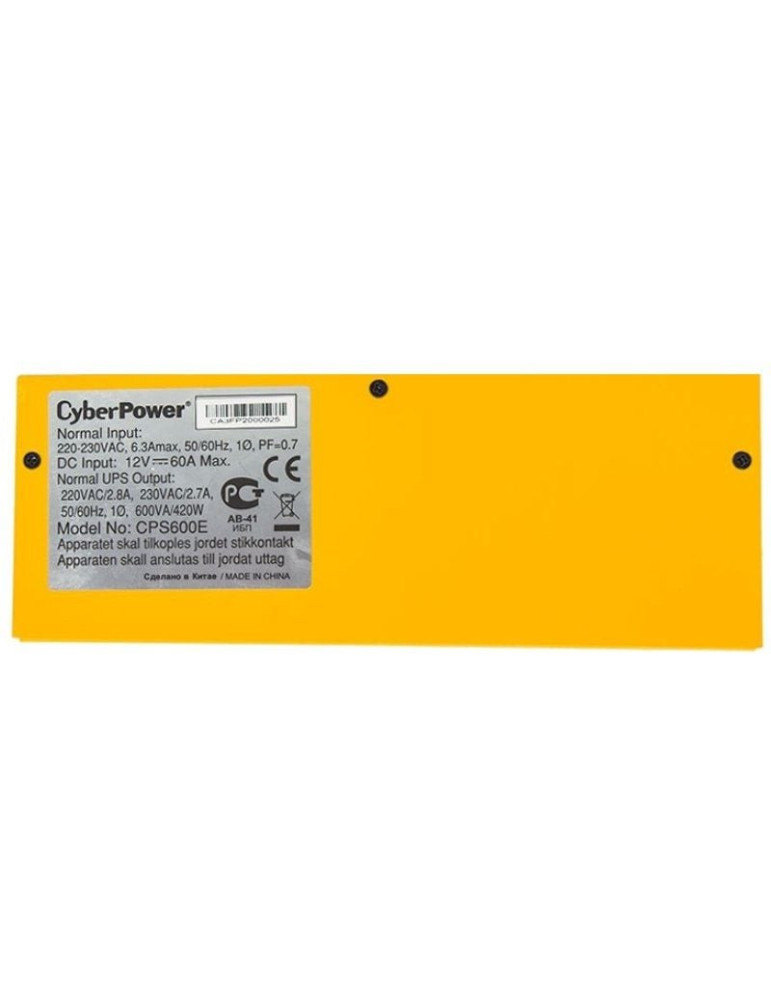 Inversor de Corriente Cyberpower CPS600E/ 600VA/ 420W Schuko