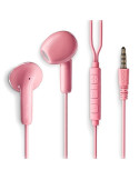 Auriculares Intrauditivos NGS Cross Flip/ con Micrófono/ Jack 3.5/ Rosas