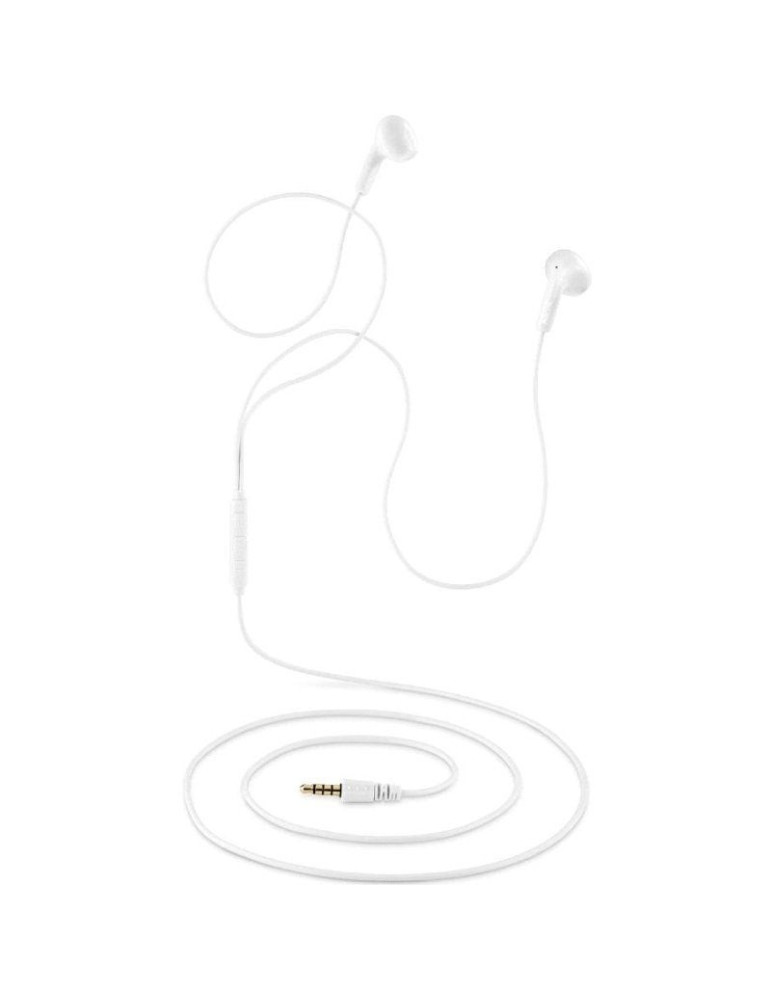 Auriculares Intrauditivos NGS Cross Flip/ con Micrófono/ Jack 3.5/ Blancos