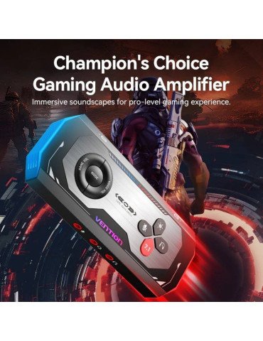 Tarjeta de Sonido Gaming con Amplificador Vention CVAB0/ USB Tipo-C Macho - 3xJack 3.5 Hembra 2