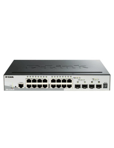 Switch D-Link DGS-1510-20 20 Puertos/ Gigabit 10/100/1000/ SFP