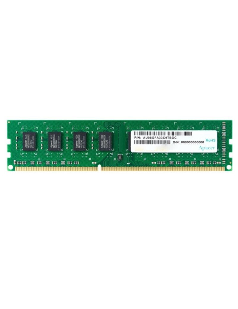 Memoria RAM Apacer DL.08G2K.KAM 8GB/ DDR3/ 1600MHz/ 1.5V/ CL11/ DIMM