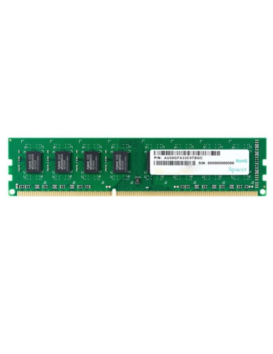 Memoria RAM Apacer DL.08G2K.KAM 8GB/ DDR3/ 1600MHz/ 1.5V/ CL11/ DIMM