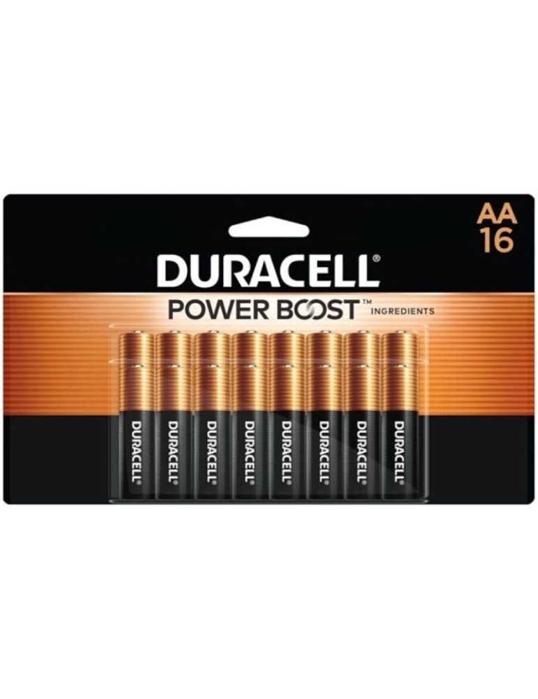 Pack de 16 Pilas AA Duracell Plus Power Boost DPBLR6B16/ 1.5V/ Alcalinas