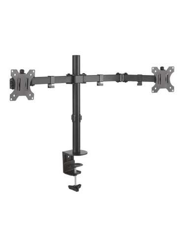 Soporte de Mesa para 2 Monitores Aisens DT32TSR-041/ Giratorio/ Inclinable/ hasta 8kg