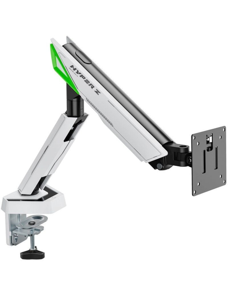 Soporte de Mesa Gaming con Contrapeso para Monitor Aisens DT49TSR-343/ Giratorio/ Inclinable/ hasta 16kg