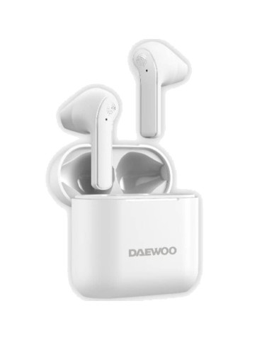 Auriculares Bluetooth Daewoo DW2021 con estuche de carga/ Autonomía 5h/ Blancos 2
