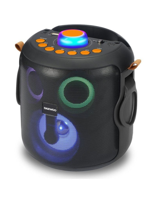 Altavoz con Bluetooth Daewoo Karaoke DW3008/ 15W/ 1.0