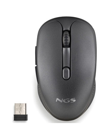 Ratón Inalámbrico NGS Evo Spook silencioso/ Batería recargable/ Hasta 1600 DPI/ Negro 2