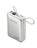 Powerbank 20000mAh Vention FHGN0/ 45W/ Beige/ Incluye Cable USB Tipo-C