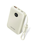 Powerbank 10000mAh Vention FKAN0-C/ 22.5W/ Gris/ Incluye Cable USB Tipo-C