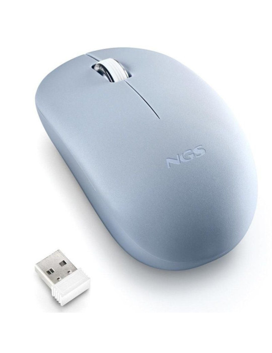 Ratón Inalámbrico NGS Fog Pro/ Hasta 1000 DPI