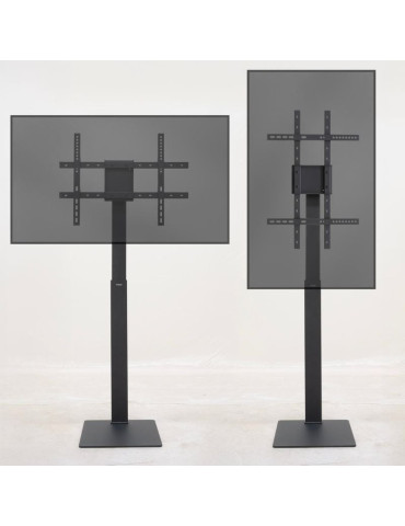 Soporte de Suelo Giratorio/Rotable TooQ FS2286M-B para TV 37-70"/ hasta 40kg 2