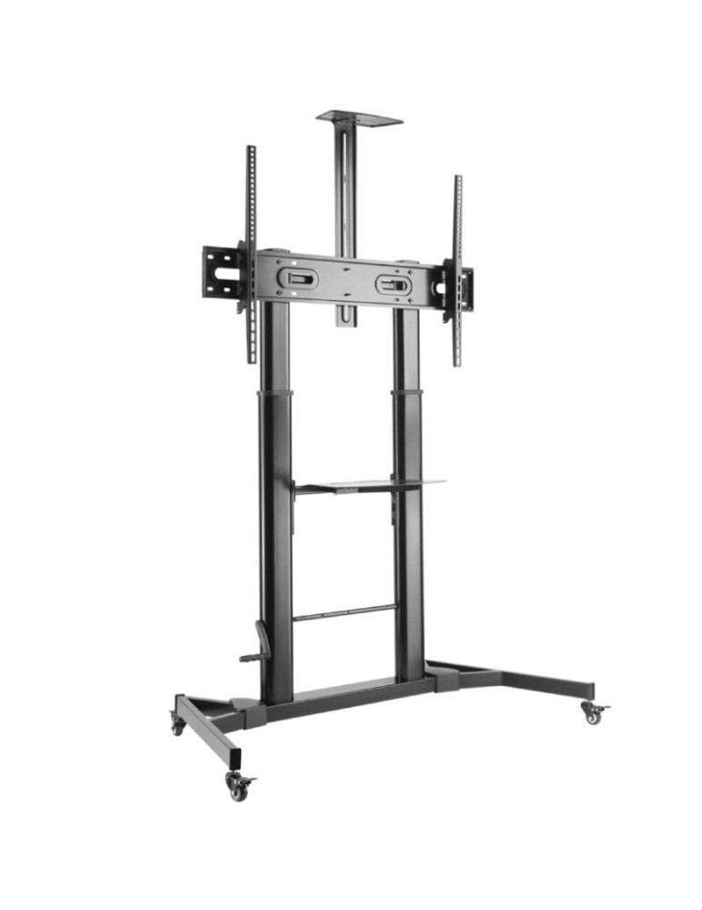 Soporte de Suelo Inclinable con Ruedas y Manivela Aisens FT100TE-171 para TV 60-100"/ hasta 100kg