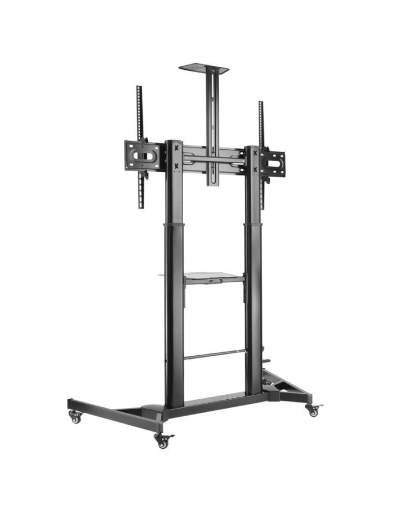 Soporte de Suelo Inclinable con Ruedas y Manivela Aisens FT100TE-171 para TV 60-100"/ hasta 100kg