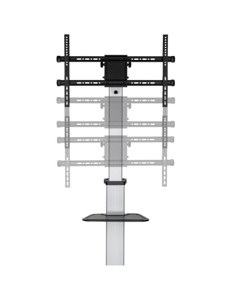 Soporte de Suelo Inclinable con Ruedas Aisens FT86TRE-197 para TV 37-86"/ hasta 50kg