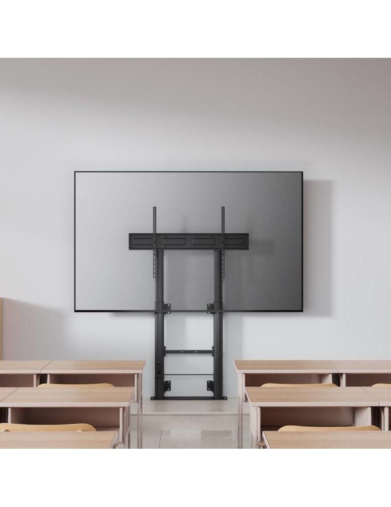 Soporte de Suelo Giratorio/ Inclinable/ Nivelable Aisens FWF100E-351 para TV de 60-100"/ hasta 120kg