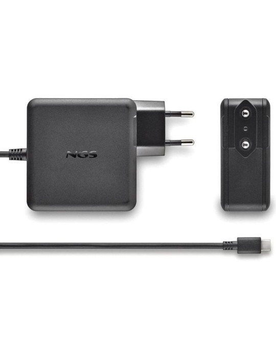 Cargador de Portátil GaN NGS GAN100W-C USB Tipo-C/ 100W/ Automático/ Voltaje 5-20V