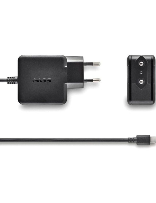 Cargador de Portátil NGS GAN 45W-C USB Tipo-C/ 45W/ Automático/ Voltaje 5-20V