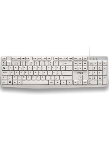 Teclado NGS Heritage HERITAGESPANISH/ Blanco 2