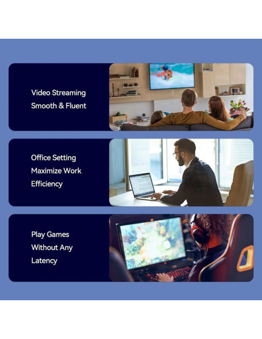 Cable de Red RJ45 UTP Vention IBRBF Cat.6/ 1m/ Negro