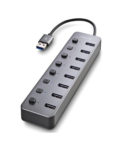 Hub USB NGS IHUB8 / 8xUSB 3.0/ Gris 2