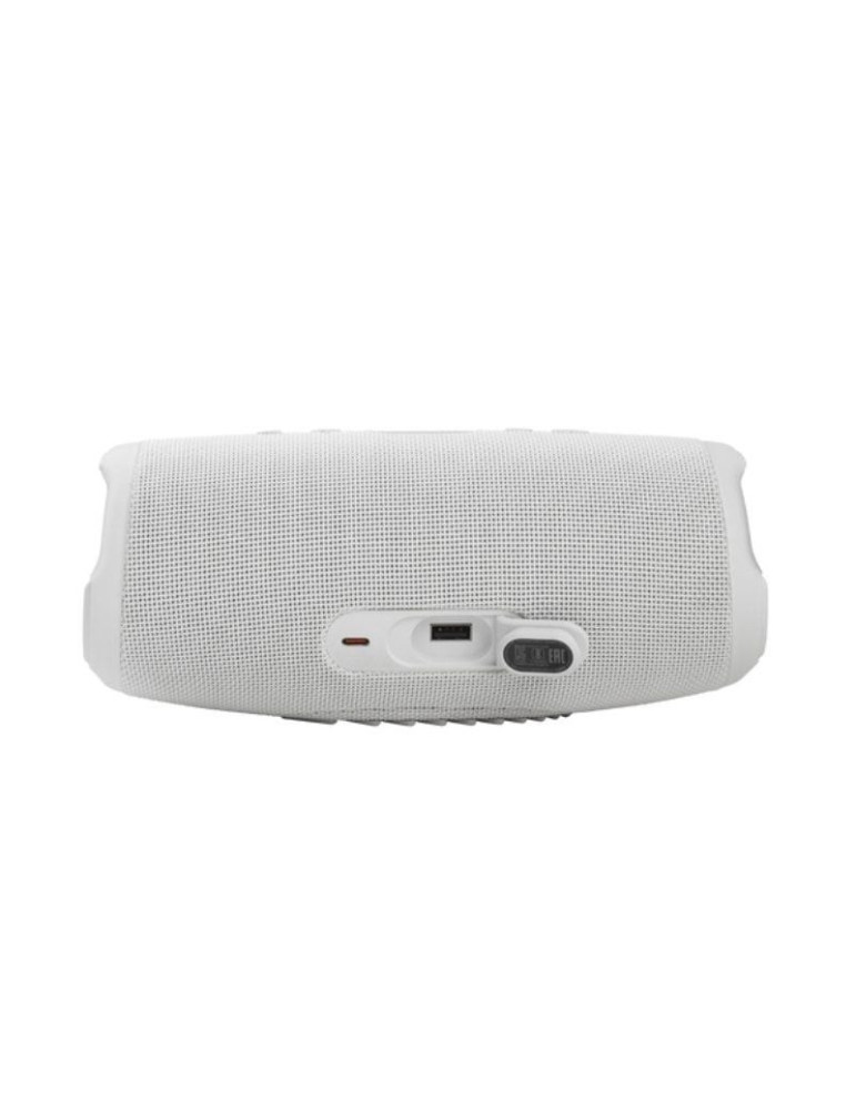 Altavoz con Bluetooth JBL Charge 5/ 40W/ 1.0/ Blanco