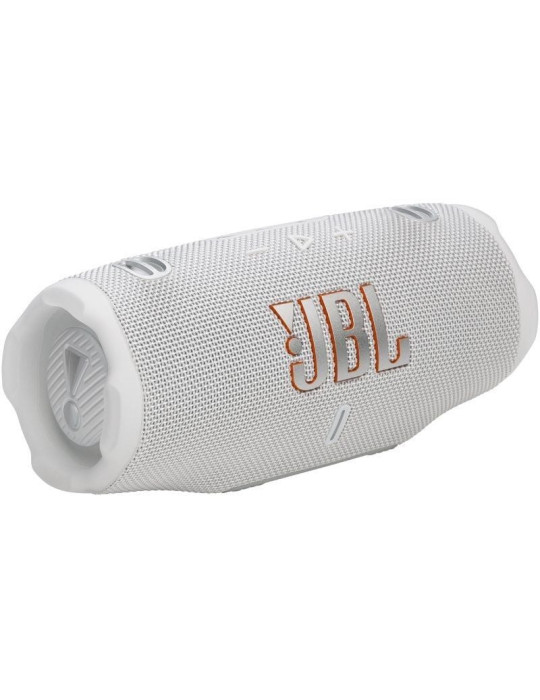 Altavoz con Bluetooth JBL Charge 6/ 45W/ 1.0/ Blanco