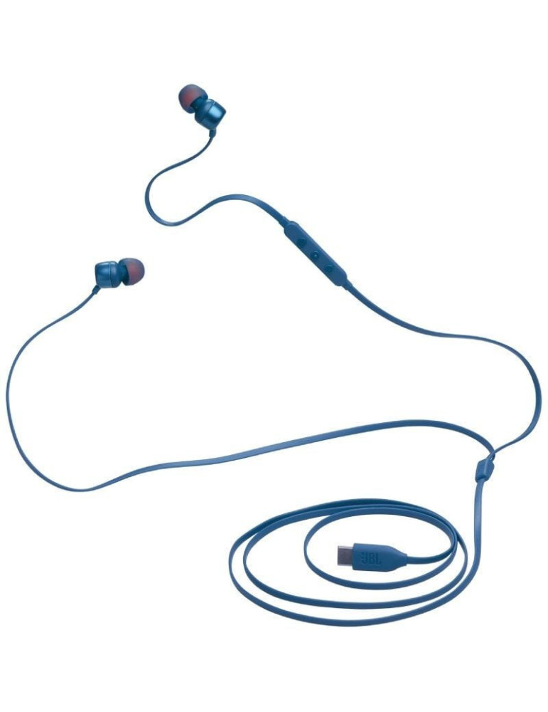 Auriculares Intrauditivos JBL Tune 310C/ con Micrófono/ Azules