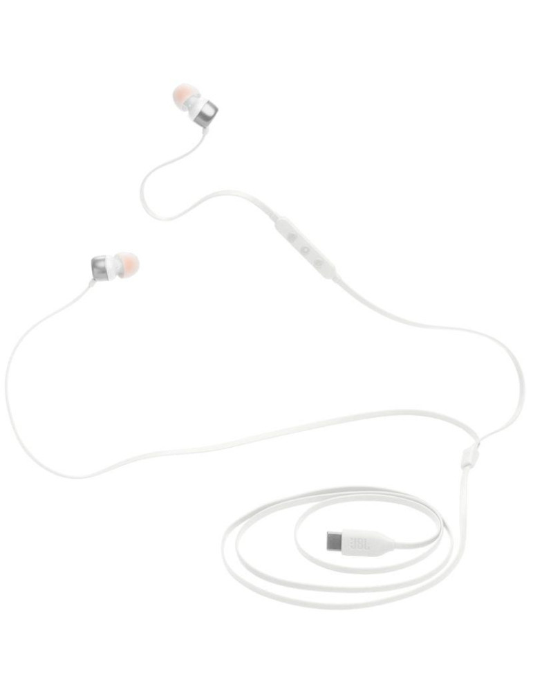 Auriculares Intrauditivos JBL Tune 310C/ con Micrófono/ Blancos