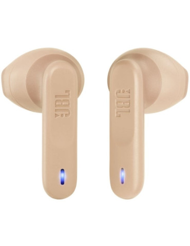 Auriculares Bluetooth JBL Vibe Flex con estuche de carga/ Autonomía 8h/ Beige 2